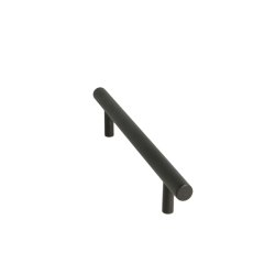 Linjeret Greb "Justa" - Mat Sort - cc 128mm