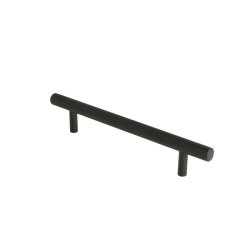 Linjeret Greb "Justa" - Mat Sort - cc 128mm