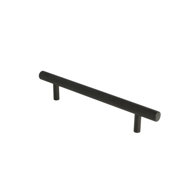 Linjeret Greb "Justa" - Mat Sort - cc 128mm