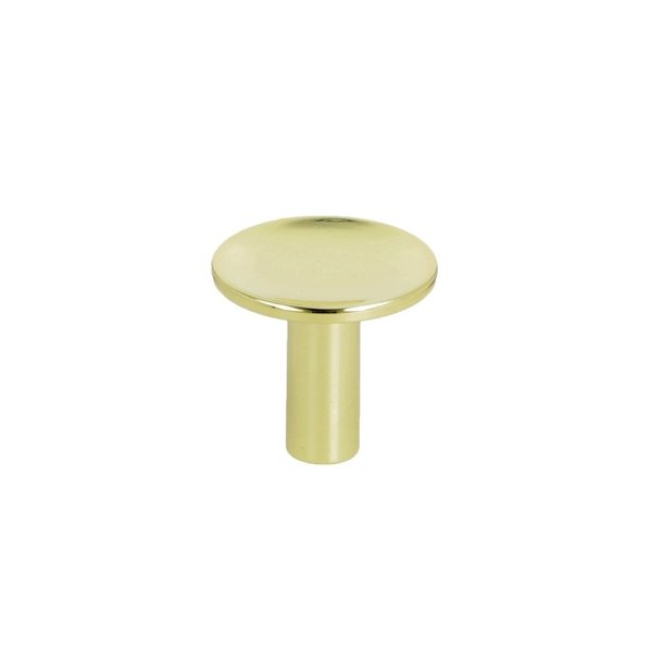 Mbelknop "Maia" - Poleret Messing med Lak - 24mm