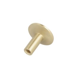 Mbelknop "Maia" - Brstet Messing med Lak - 24mm