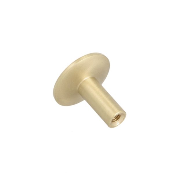 Mbelknop "Maia" - Brstet Messing med Lak - 24mm