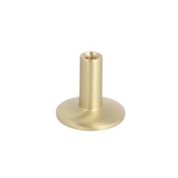 Mbelknop "Maia" - Brstet Messing med Lak - 24mm