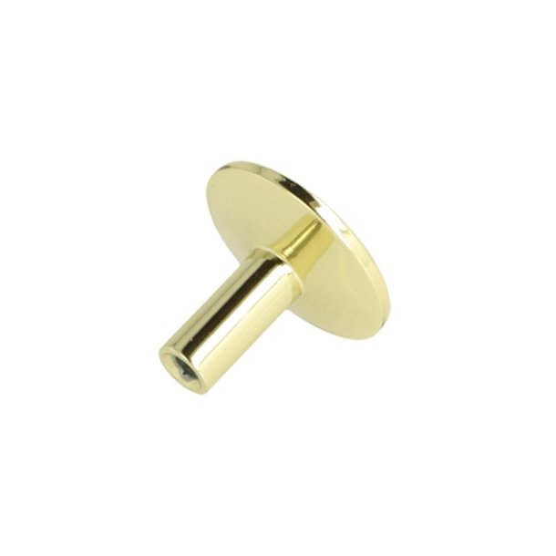 Mbelknop "Maia" - Poleret Messing med Lak - 28mm