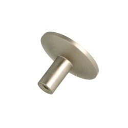 Mbelknop "Maia" - Brstet Stl Look - 35mm