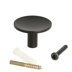 Mbelknop "Maia" - Mat Sort - 35mm