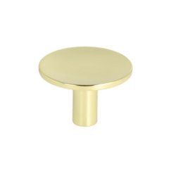 Mbelknop "Maia" - Poleret Messing med Lak - 35mm