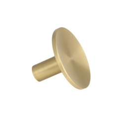 Mbelknop "Maia" - Brstet Messing med Lak - 35mm