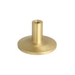 Mbelknop "Maia" - Brstet Messing med Lak - 35mm