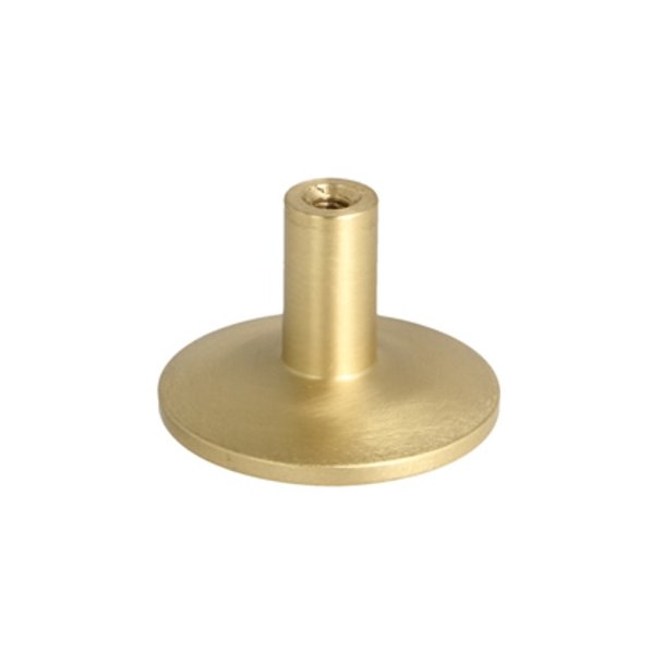 Mbelknop "Maia" - Brstet Messing med Lak - 35mm