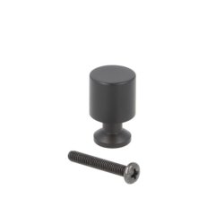 Mbelknop "Fauna" - Mat Sort - 16x25mm