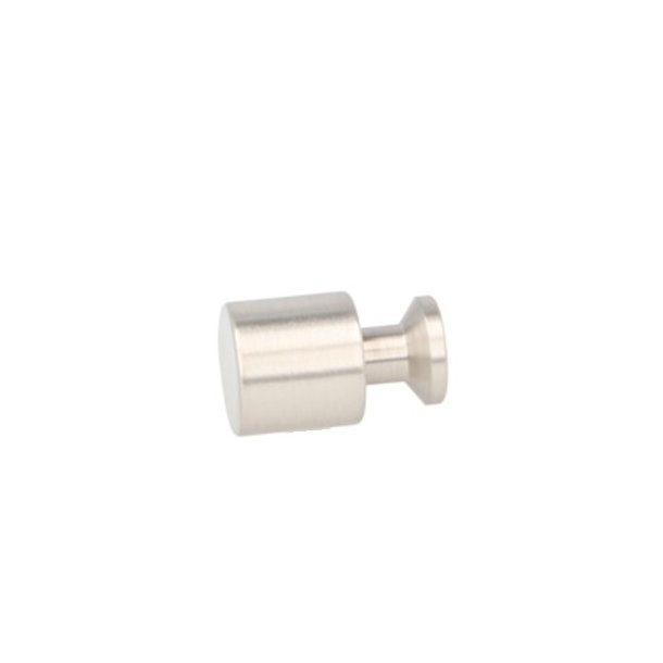 Mbelknop "Fauna" - Brstet Stl Look - 16x25mm