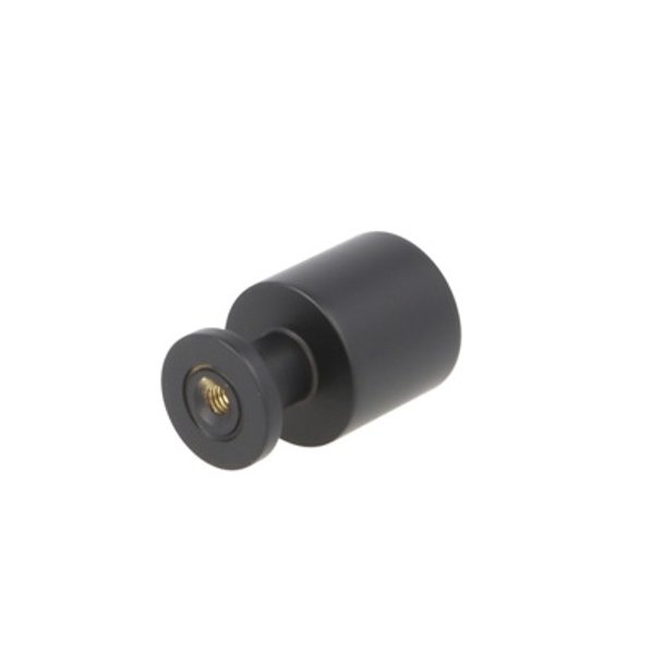 Mbelknop "Fauna" - Mat Sort - 21x33mm