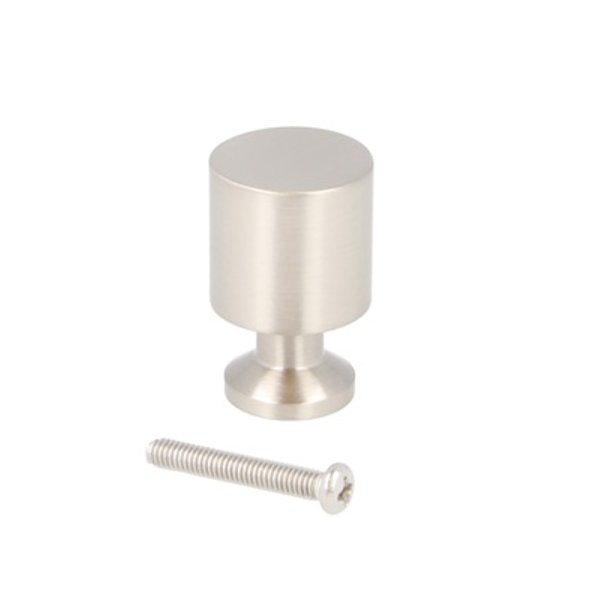 Mbelknop "Fauna" - Brstet Stl Look - 21x33mm