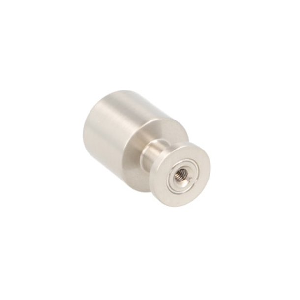 Mbelknop "Fauna" - Brstet Stl Look - 21x33mm