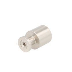 Mbelknop "Fauna" - Brstet Stl Look - 21x33mm