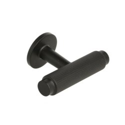 Linjeret T-Bar "Justa" - Mat Sort - 56mm