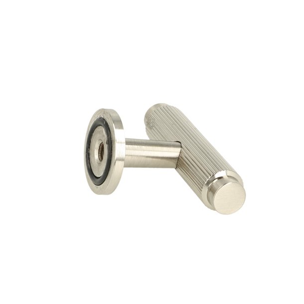 Linjeret T-Bar "Justa" - Brstet Stl Look - 56mm