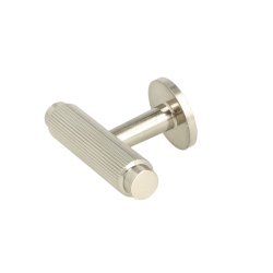 Linjeret T-Bar "Justa" - Brstet Stl Look - 56mm