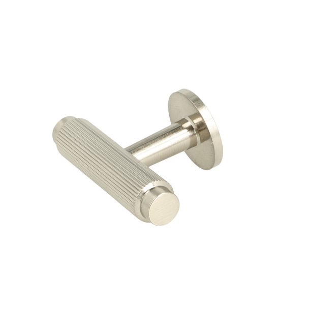 Linjeret T-Bar "Justa" - Brstet Stl Look - 56mm