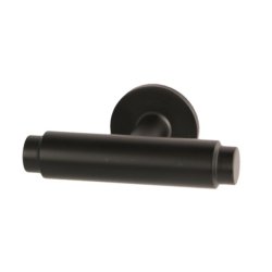 Linjeret T-Bar "Nox" - Mat Sort - 56mm