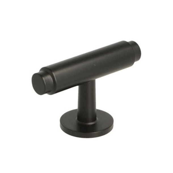 Linjeret T-Bar "Nox" - Mat Sort - 56mm