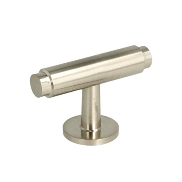 Linjeret T-Bar "Nox" - Brstet Stl Look - 56mm