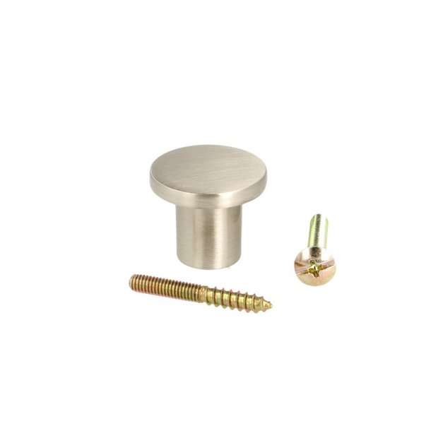 Mbelknop "Rhea" - Brstet Stl Look - 24mm