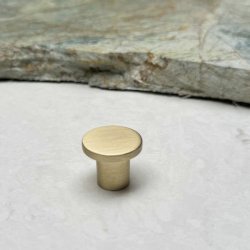 Mbelknop "Rhea" - Brstet Messing - 24mm