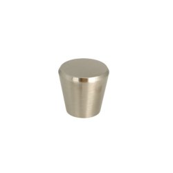 Mbelknop "Vesta" - Brstet Stl Look - 25mm