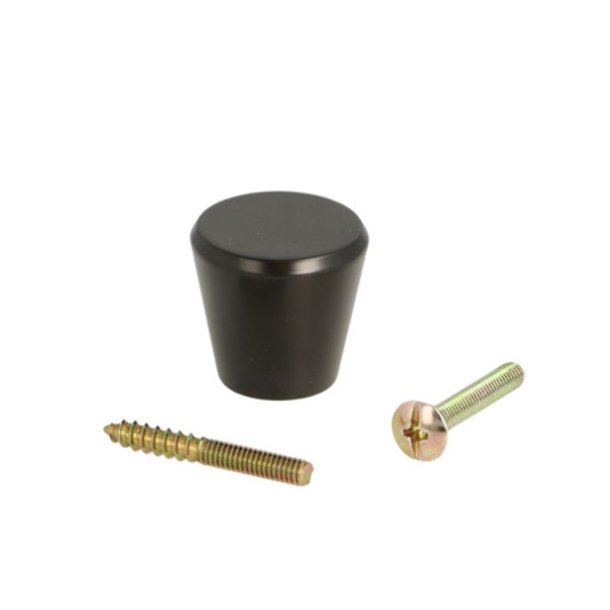 Mbelknop "Vesta" - Sort - 25mm