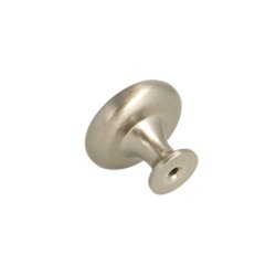 Mbelknop "Juno" - Brstet Stl Look - 38mm