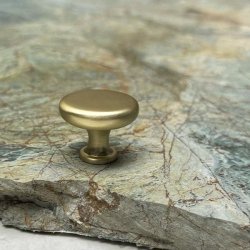 Mbelknop "Juno" - Brstet Messing - 38mm