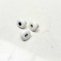 Porcelnsknop "Julia" - Hvid - 32mm