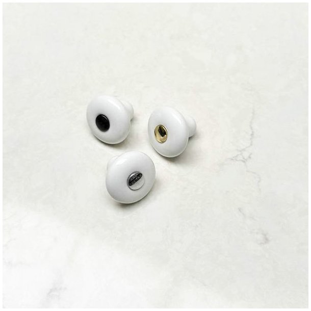 Porcelnsknop "Julia" - Hvid - 32mm