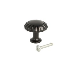 M�belknop "Livia" - Sort - �30mm