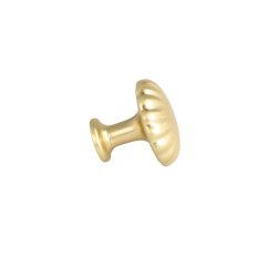 M�belknop "Livia" -  B�rstet Messing - �30mm