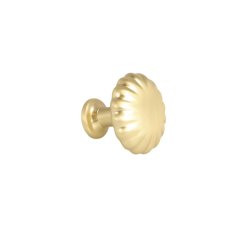 M�belknop "Livia" -  B�rstet Messing - �30mm