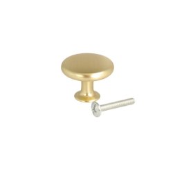 M�belknop "Volta" -  B�rstet Messing - �32mm