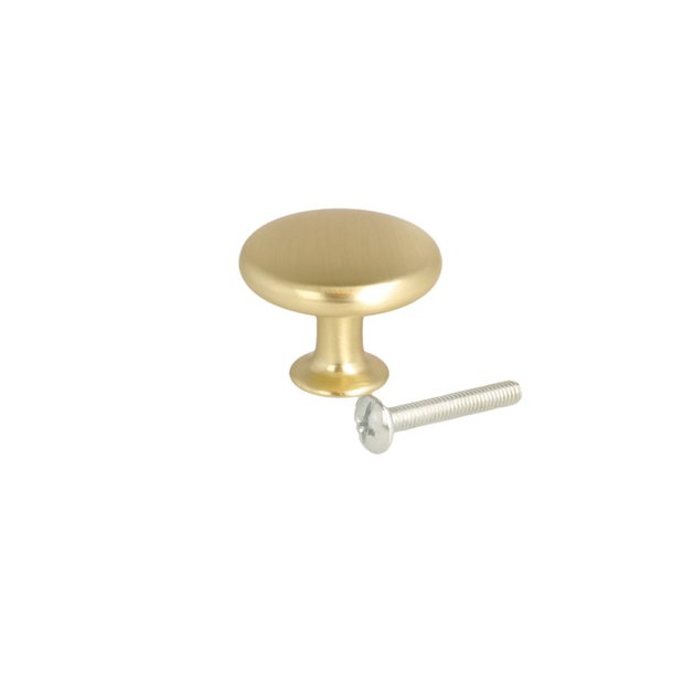 M�belknop "Volta" -  B�rstet Messing - �32mm