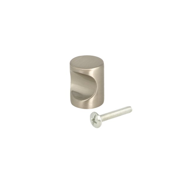 M�belknop "Strato" - B�rstet St�l Look - �19mm