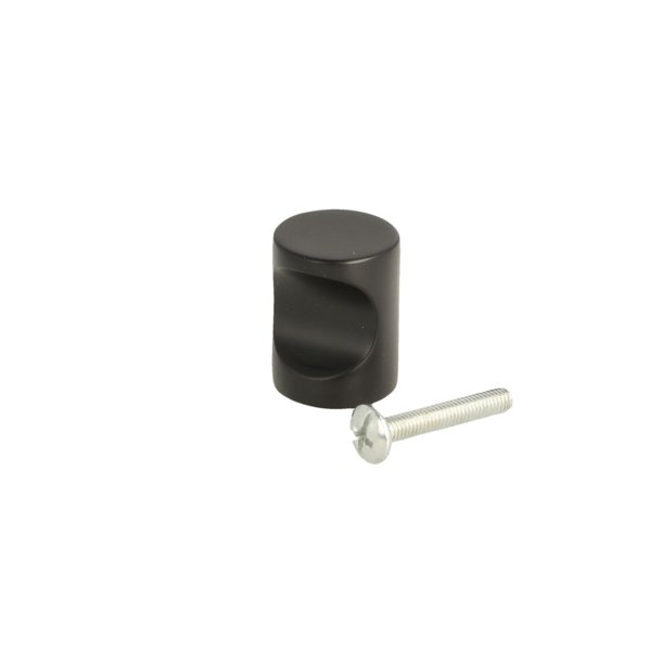 M�belknop "Strato" - Sort - �19mm