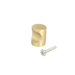M�belknop "Strato" -  B�rstet Messing - �19mm