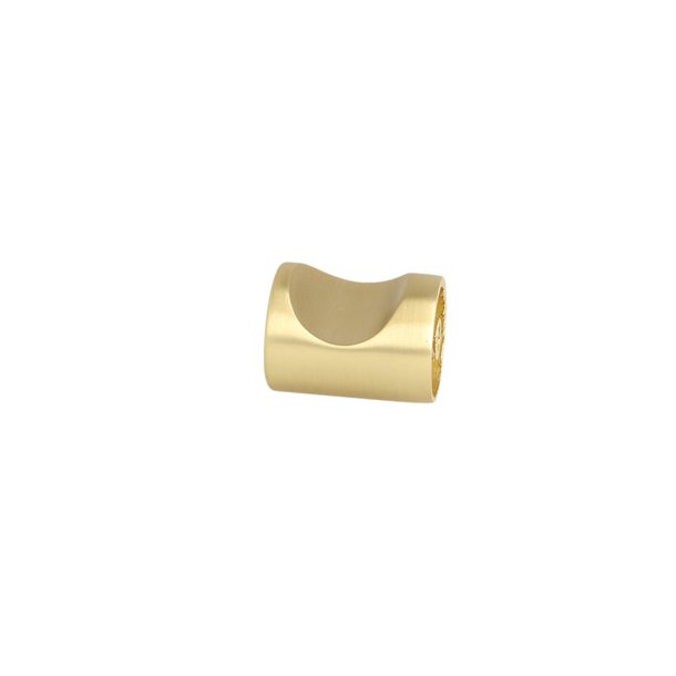 M�belknop "Strato" -  B�rstet Messing - �19mm