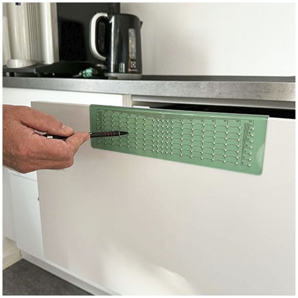 Boreskabelon til Greb og Knopper