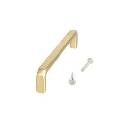 Linjeret Greb "Fausta" - B�rstet Messing - cc 128mm