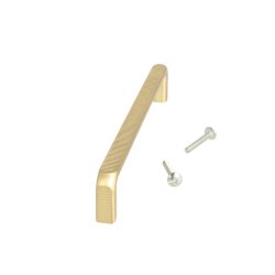 Linjeret Greb "Fausta" - B�rstet Messing - cc 160mm