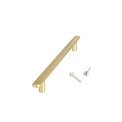 Linjeret Greb "Lina" - B�rstet Messing - cc 160mm