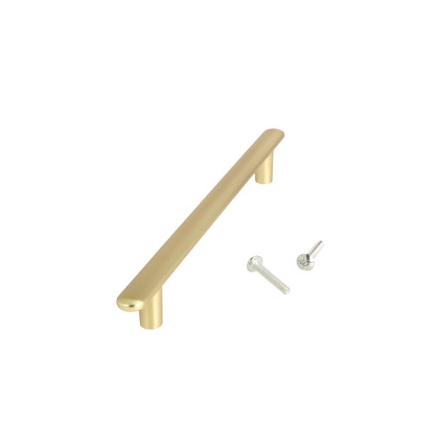 Linjeret Greb "Lina" - B�rstet Messing - cc 160mm