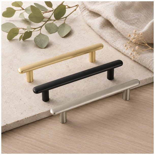 Linjeret Greb "Lina" - Sort - cc 160mm